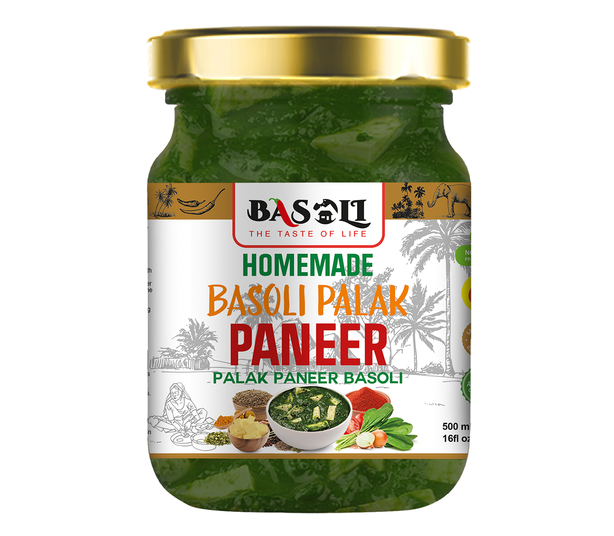 Basaoli Basoli Palak Paneer – Basoli Sauces